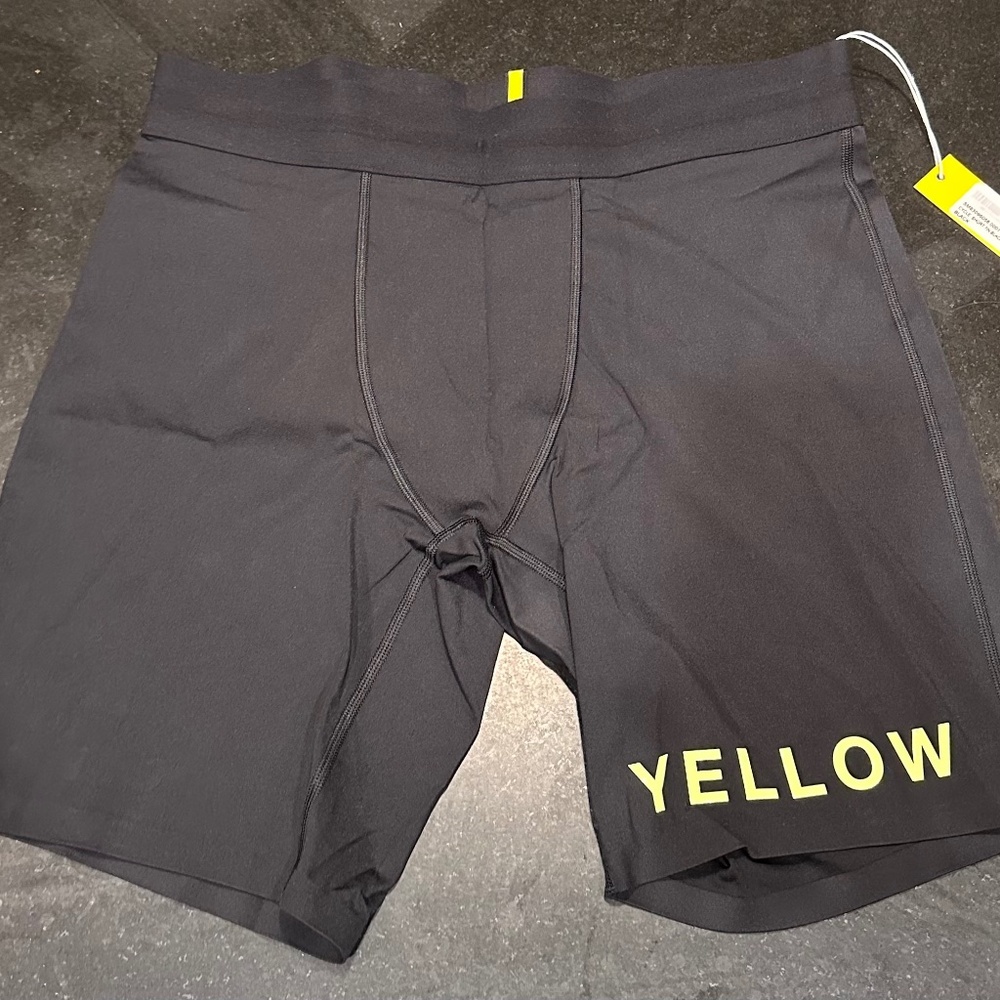 Yellow by SoulCycle L Men’s Cycling Shorts NWT